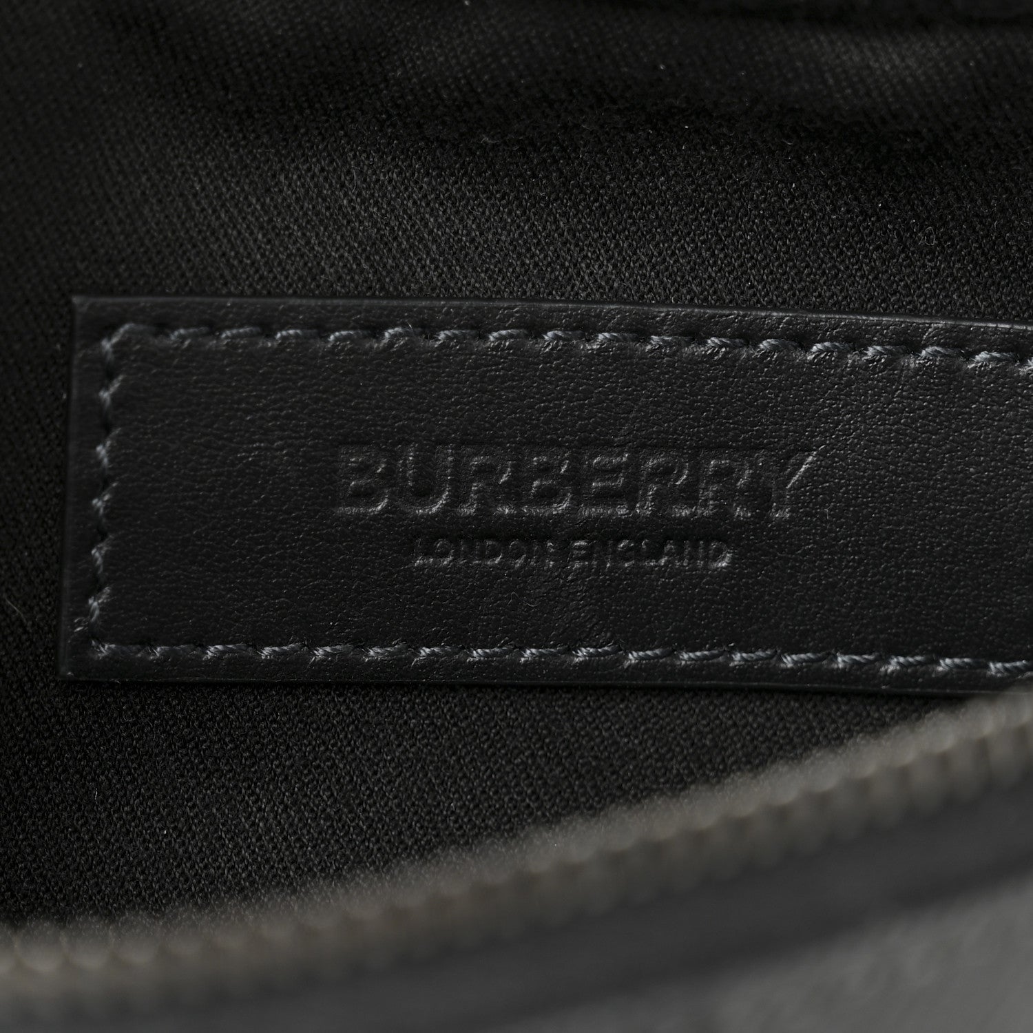 Burberry E-canvas Check Cason Bum Bag Charcoal 6 of 12