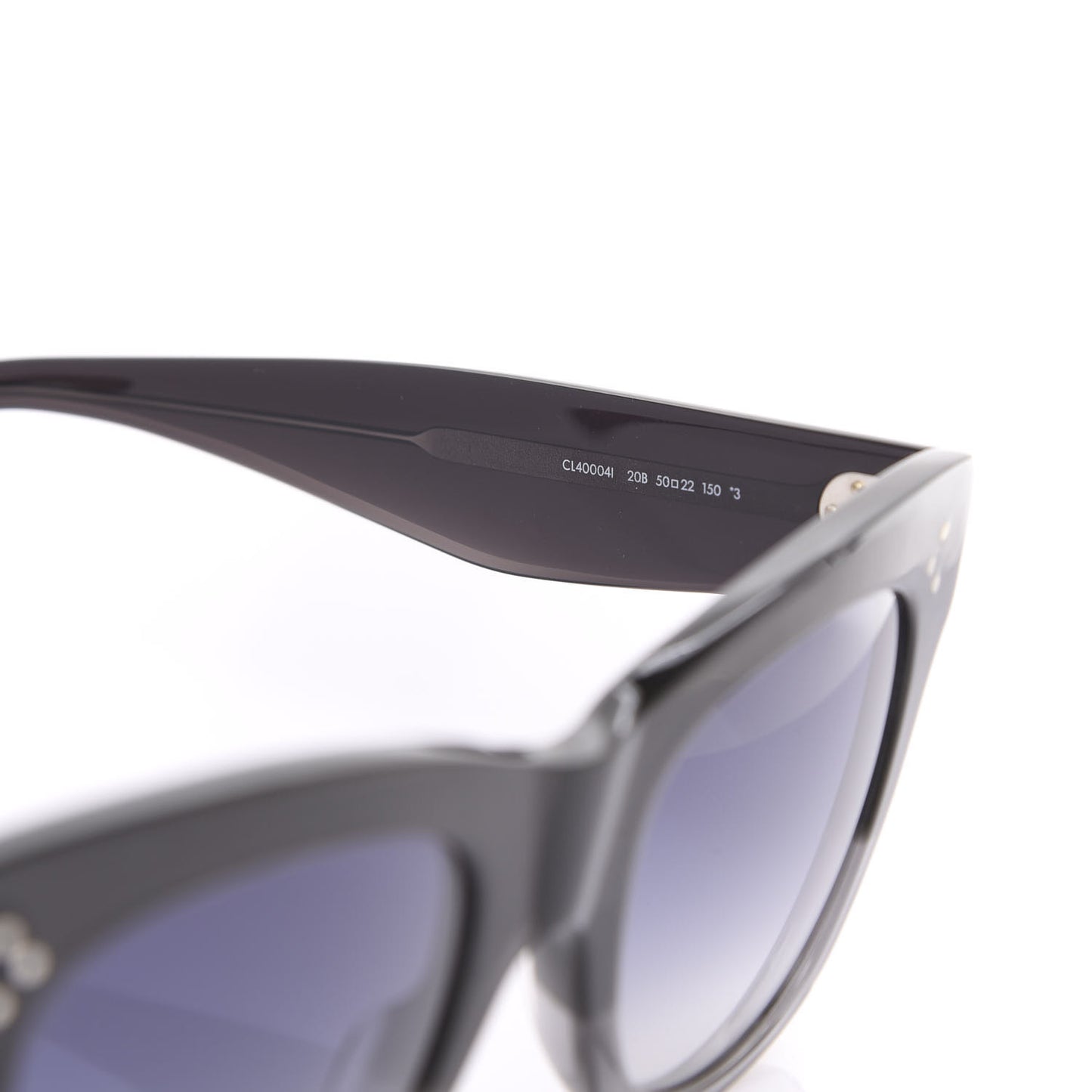 Acetate Cat Eye Sunglasses CL40004I Black
