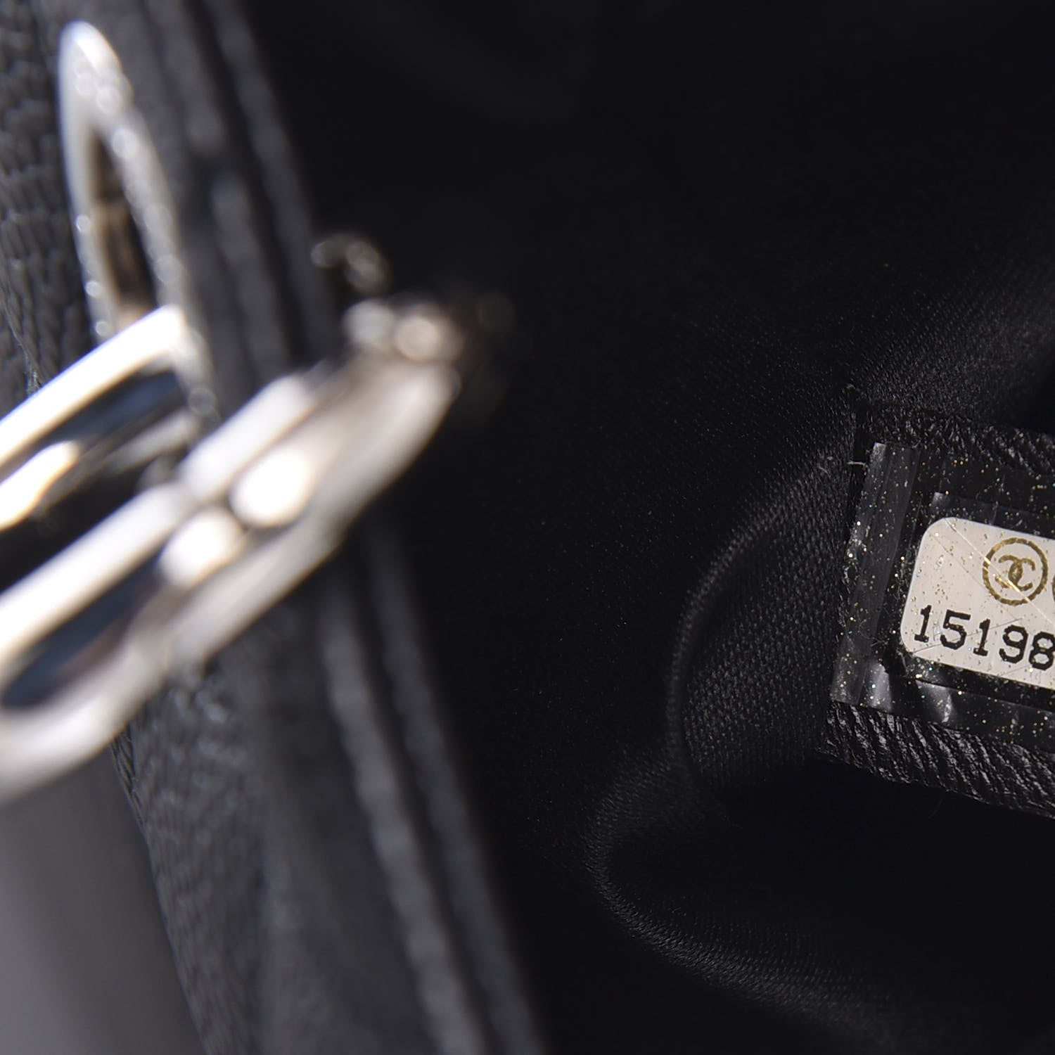 Chanel Caviar Quilted Grand Shopping Tote GST Black 9 of 11
