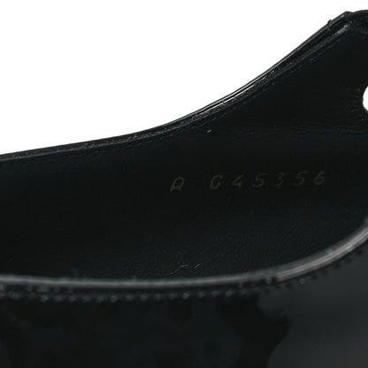 Chanel Patent Calfskin Grosgrain CC Mary Jane Pumps 38.5 Black 9 of 10