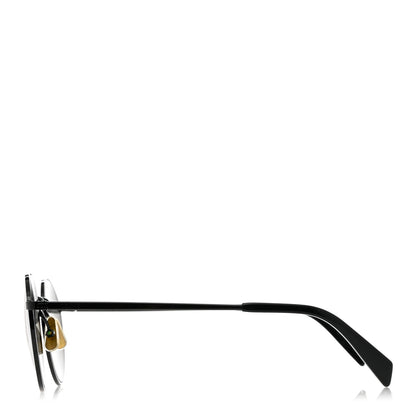 Celine Metal Round Sunglasses CL40100U Black 3 of 6