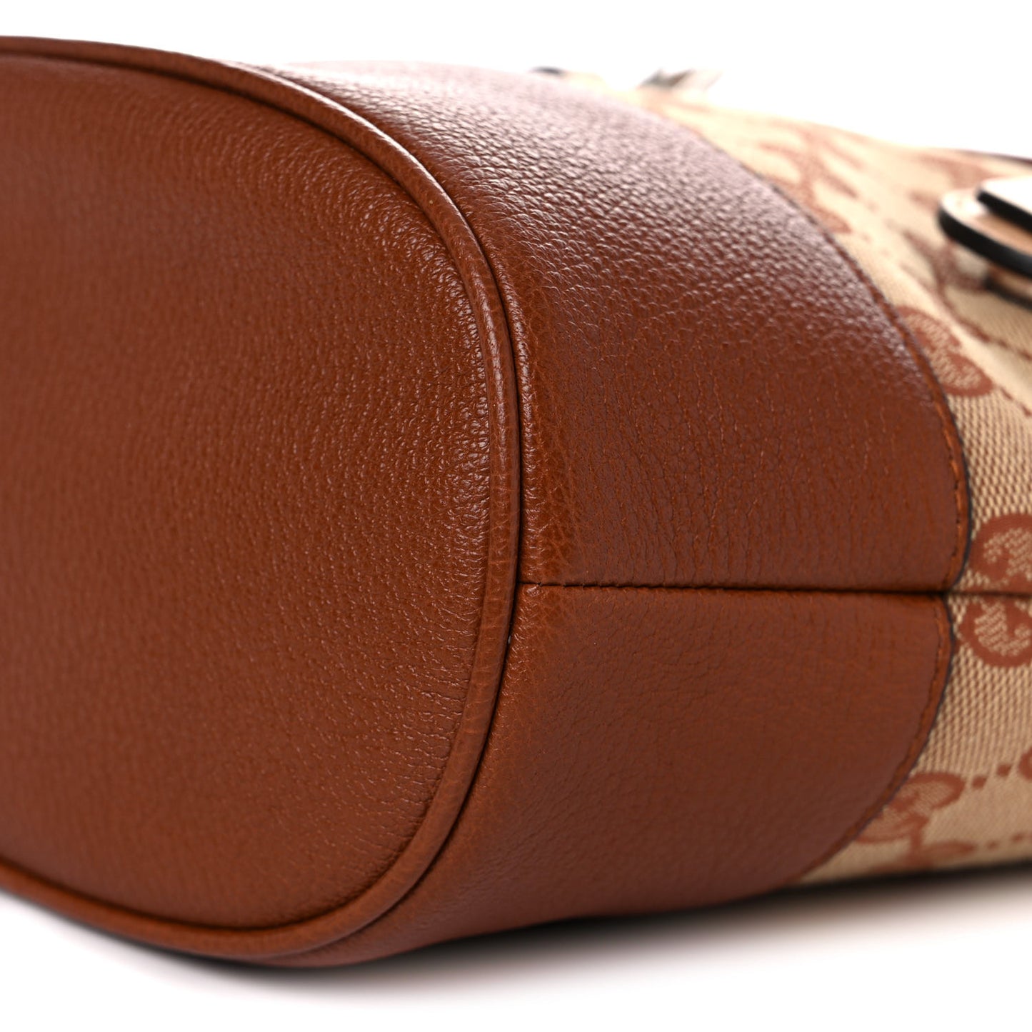 GG Monogram Children's GG Messenger Bag Beige Ruggine Cuir