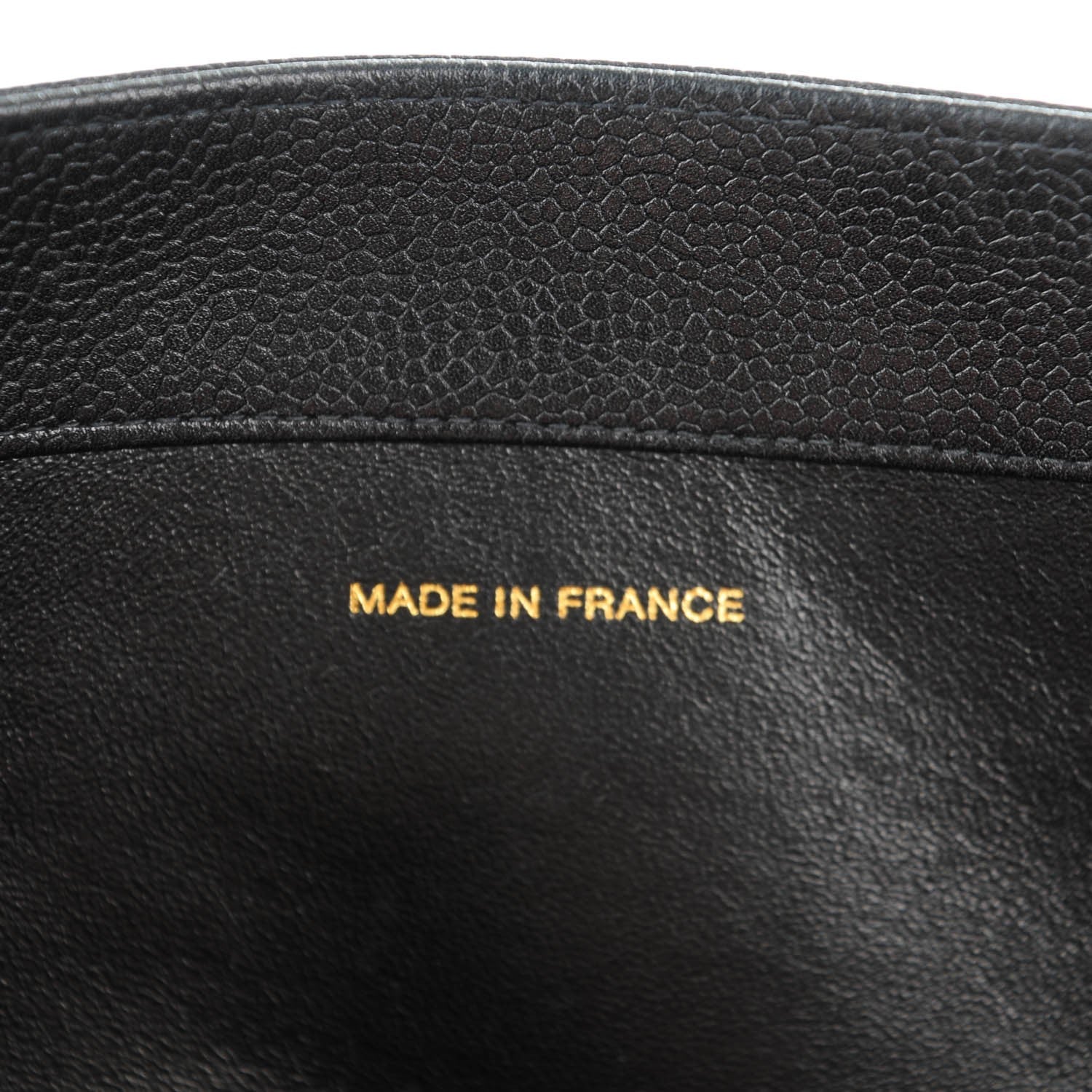 Chanel Caviar CC Shopper Tote Black 7 of 8