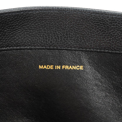 Chanel Caviar CC Shopper Tote Black 7 of 8