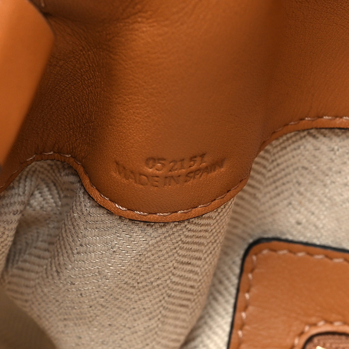 Calfskin Large Flamenco Knot Bag Warm Desert