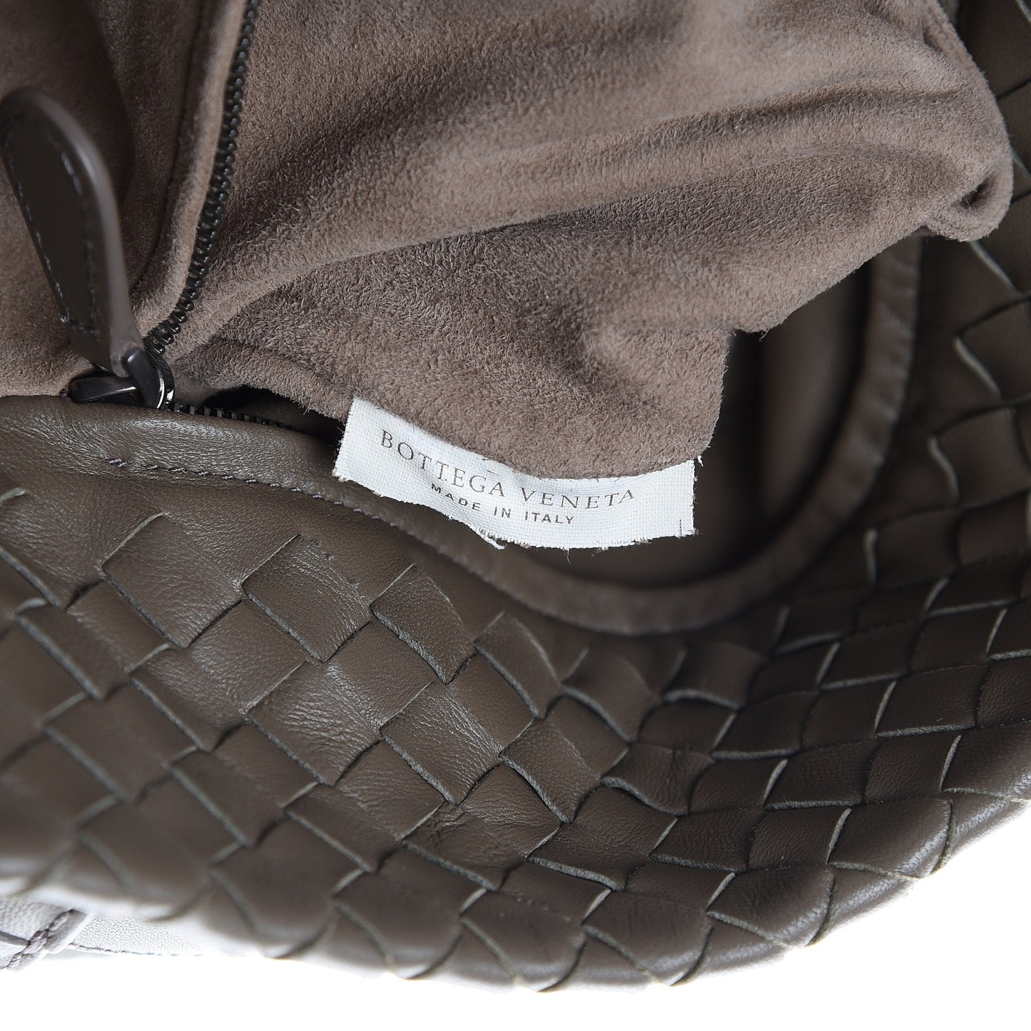 Nappa Intrecciato Medium Garda Bag Shadow