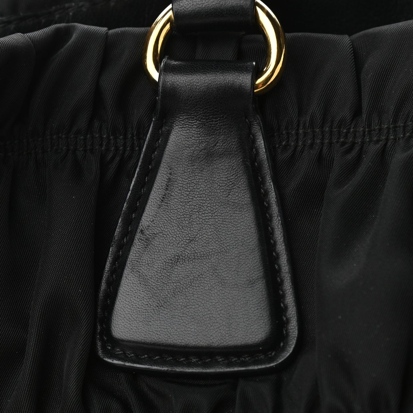 Tessuto Nylon Gaufre Tote Black
