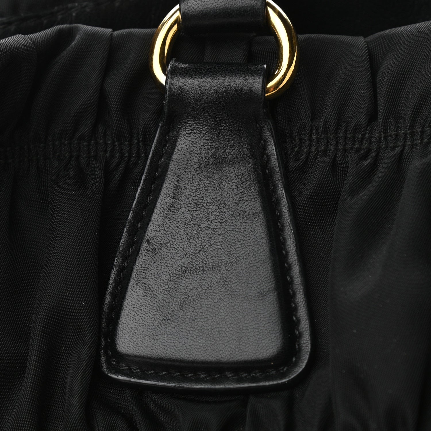 Prada Tessuto Nylon Gaufre Tote Black 10 of 11