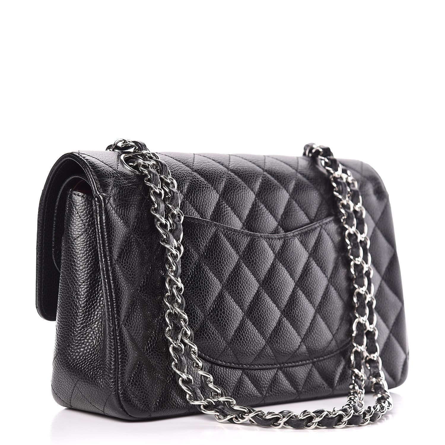 Chanel Caviar Quilted Medium Double Flap Black 4 of 15
