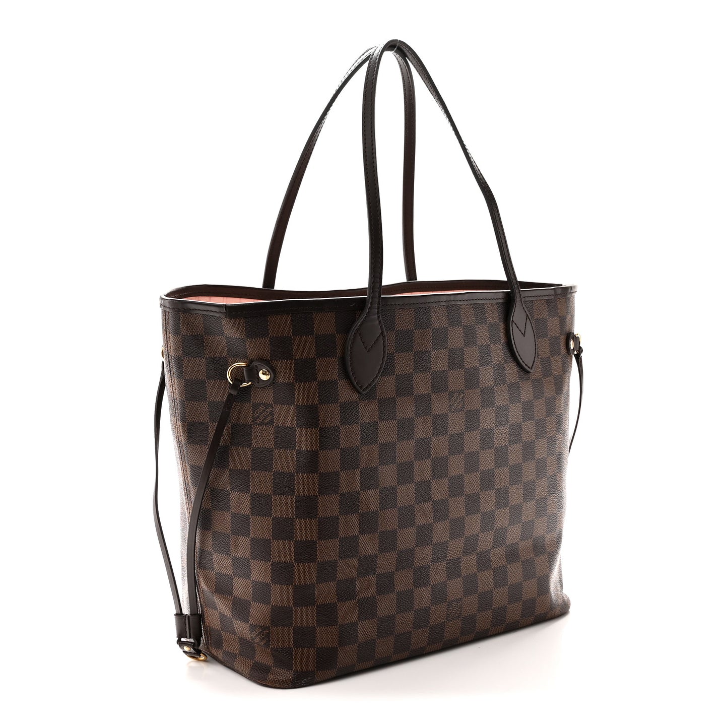 Damier Ebene Neo Neverfull MM MM Rose Ballerine