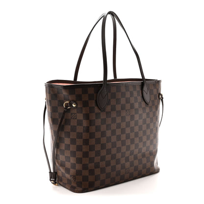 Louis Vuitton Damier Ebene Neo Neverfull MM MM Rose Ballerine 3 of 10