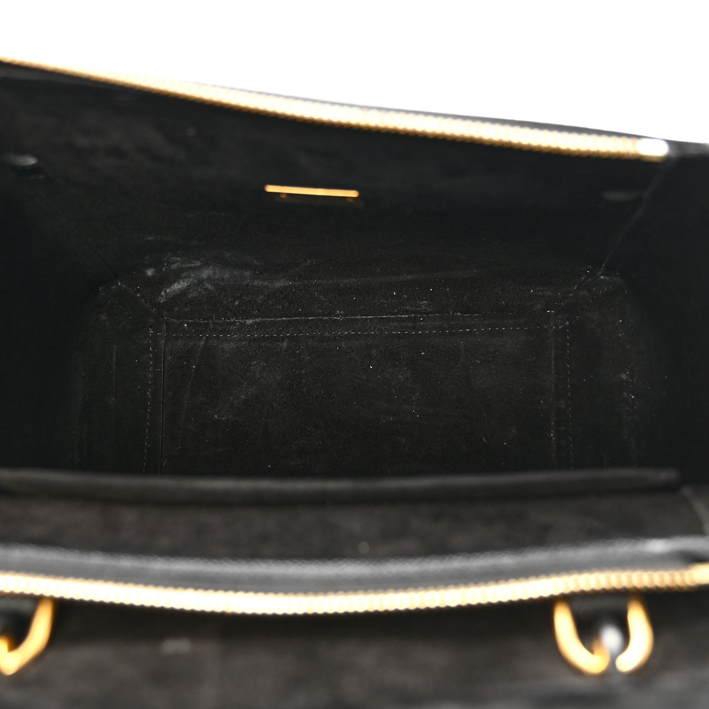 Grained Calfskin Micro Belt Bag Black