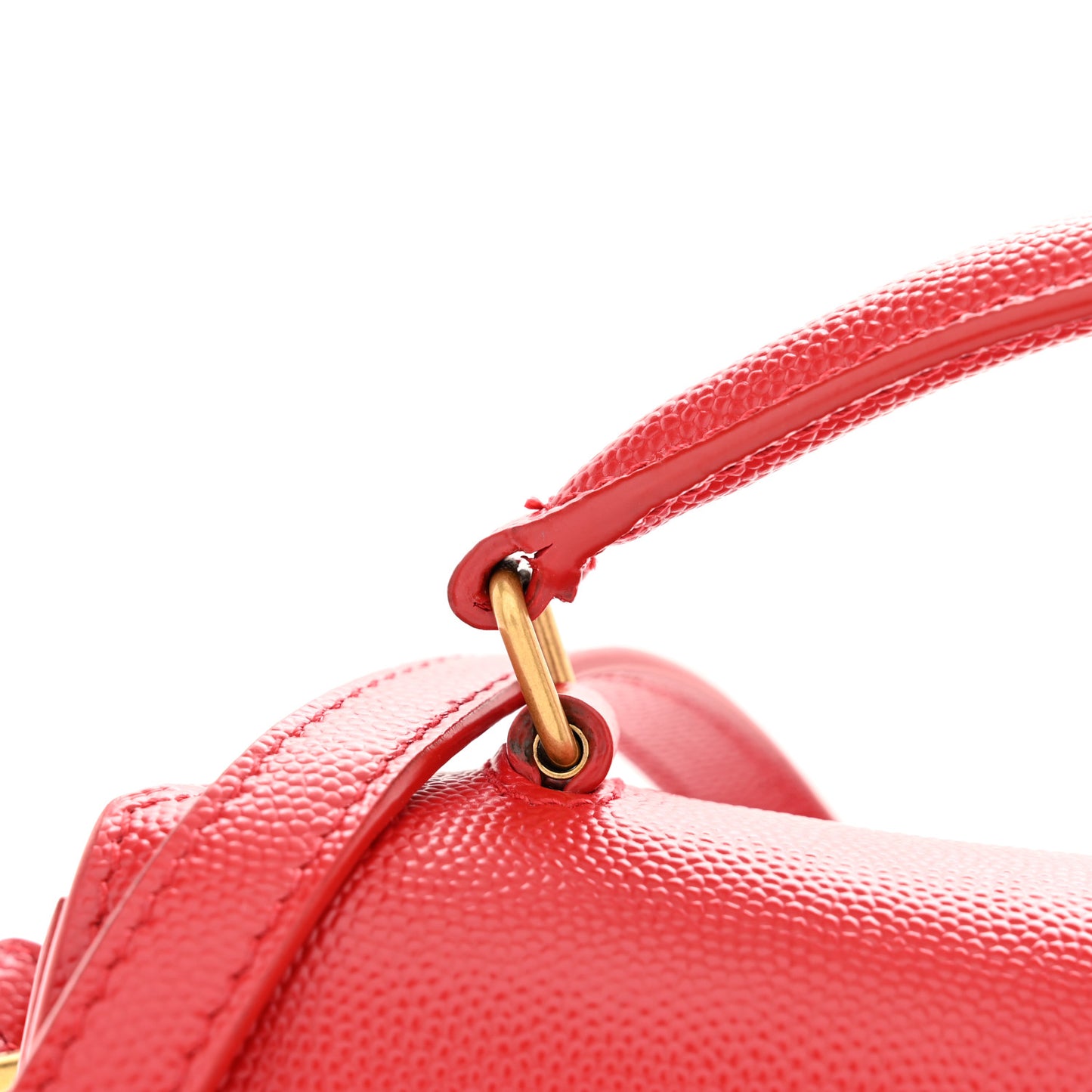 Grain de Poudre Mini Classic Monogram Cassandra Top Handle Red
