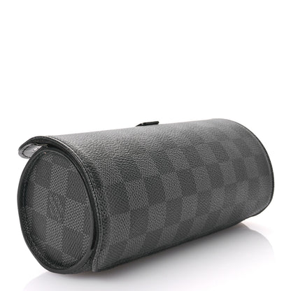 Louis Vuitton Damier Graphite 3 Watch Travel Case 3 of 10
