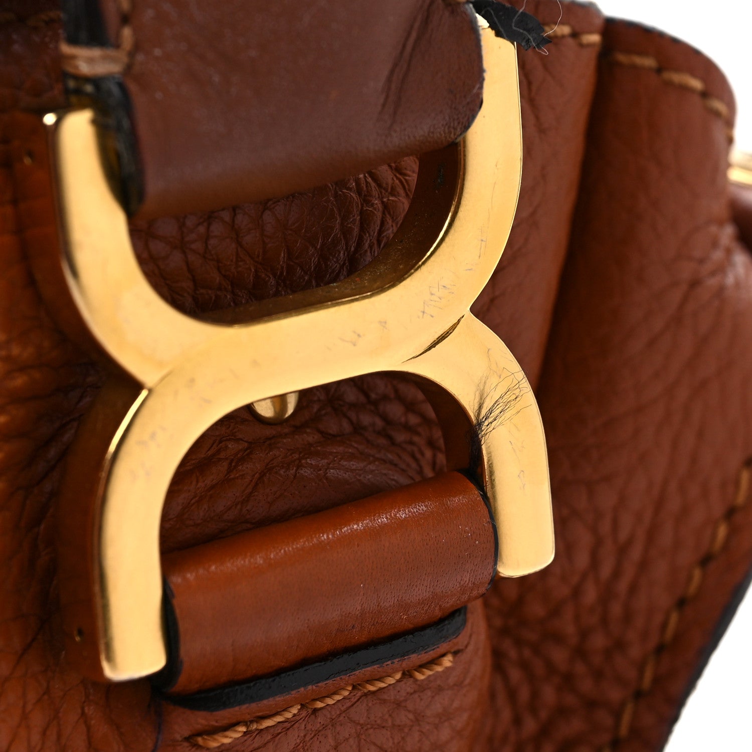 Chloe Calfskin Medium Marcie Satchel Tan 10 of 10