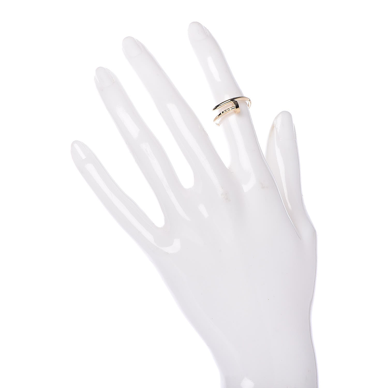 Cartier 18K Yellow Gold Small Juste Un Clou Ring 51 5.75 2 of 6