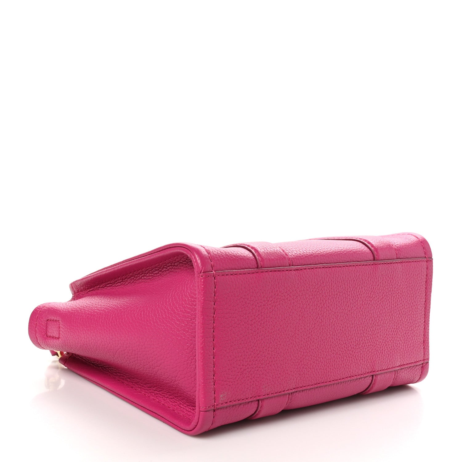 Marc Jacobs Grained Calfskin Small The Tote Bag Hot Pink 4 of 9
