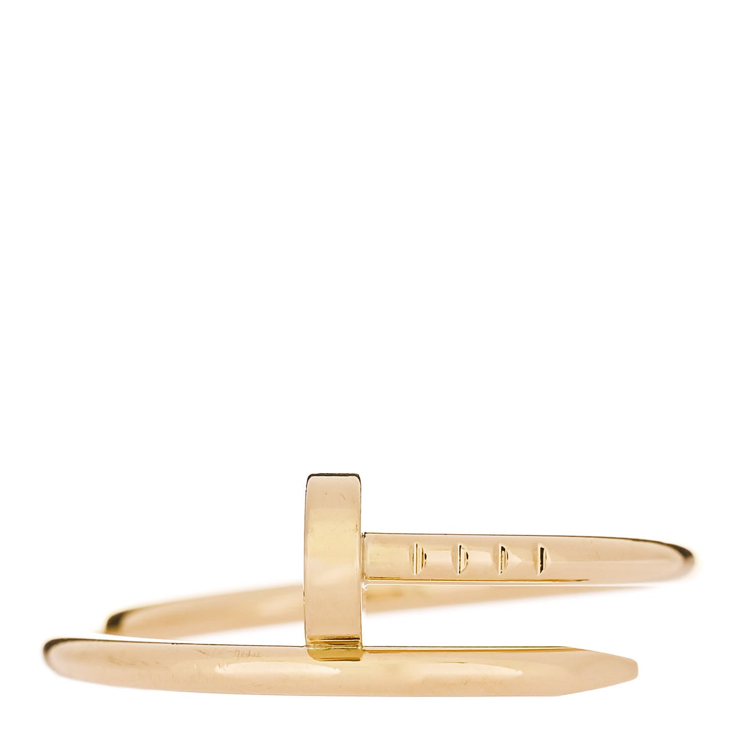 Cartier 18K Yellow Gold Small Juste Un Clou Ring 60 9 1 of 4