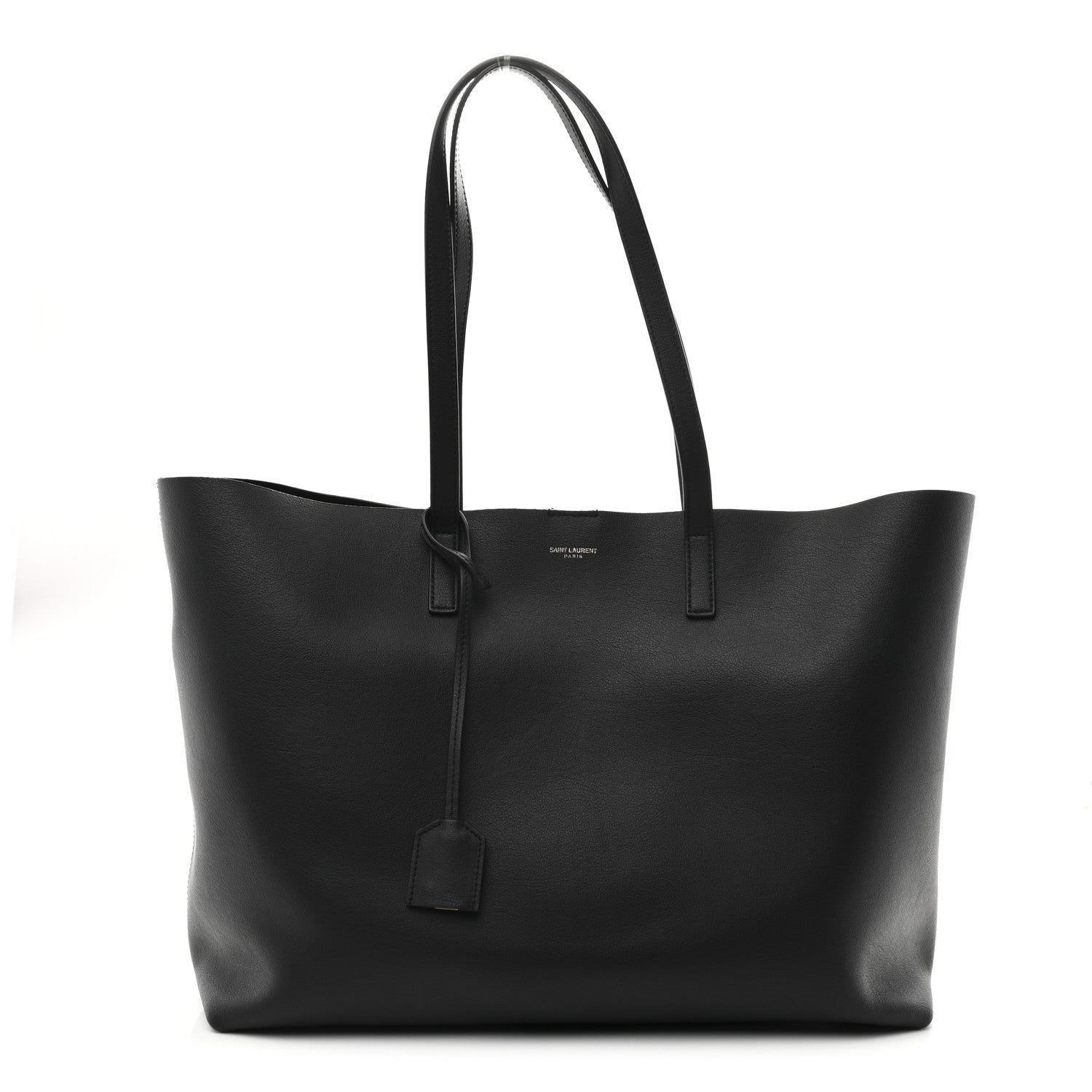 Saint Laurent Calfskin Large Shopping Tote Black 1 of 11
