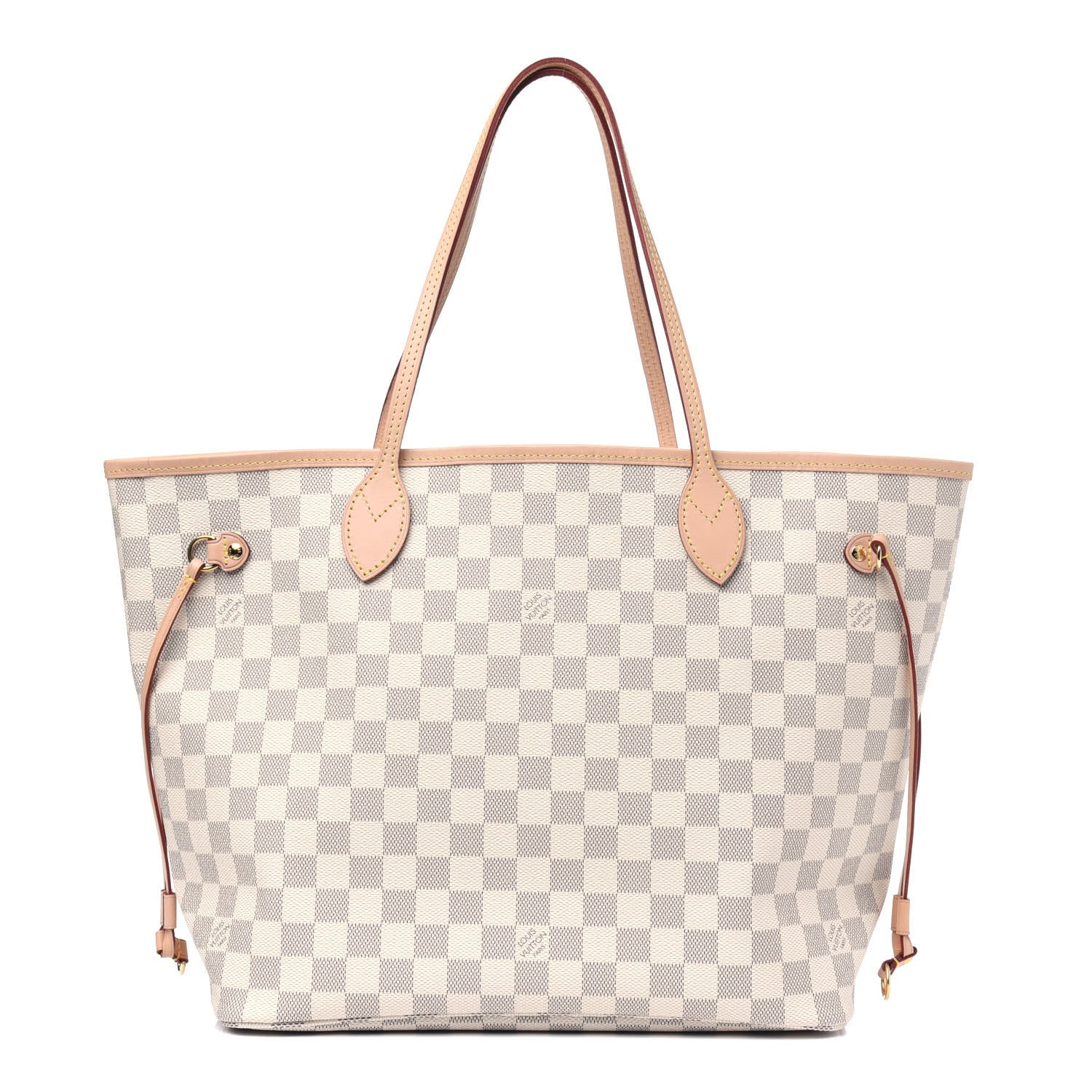 Louis Vuitton Damier Azur Neo Neverfull MM Rose Ballerine 1 of 4