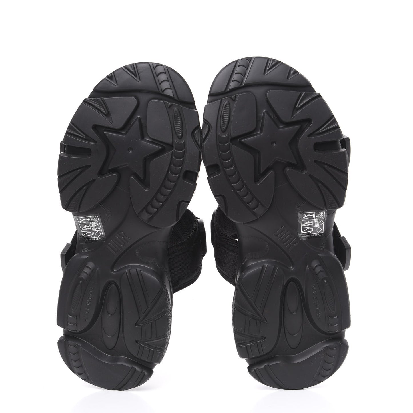 Technical Fabric D-Wander Slide Sandals 40 Black