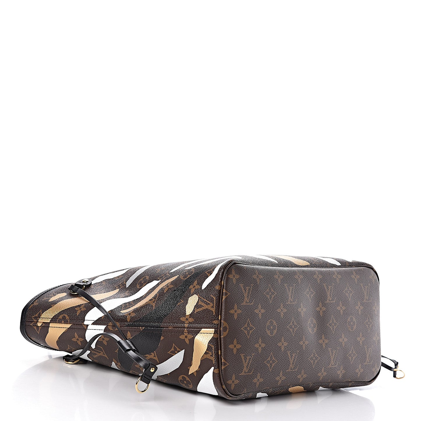 X LOL Monogram Neverfull MM Gold Silver