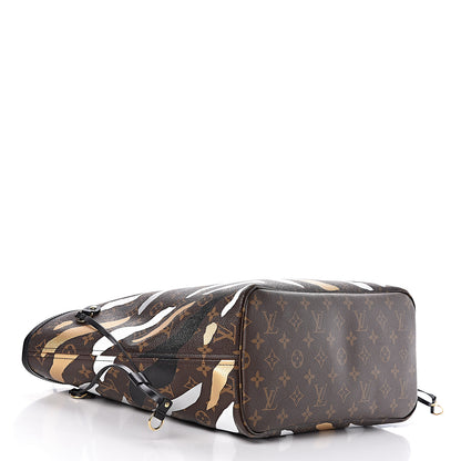 Louis Vuitton X LOL Monogram Neverfull MM Gold Silver 4 of 10