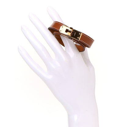 Hermes Barenia Kelly Double Tour Bracelet S Fauve 2 of 8