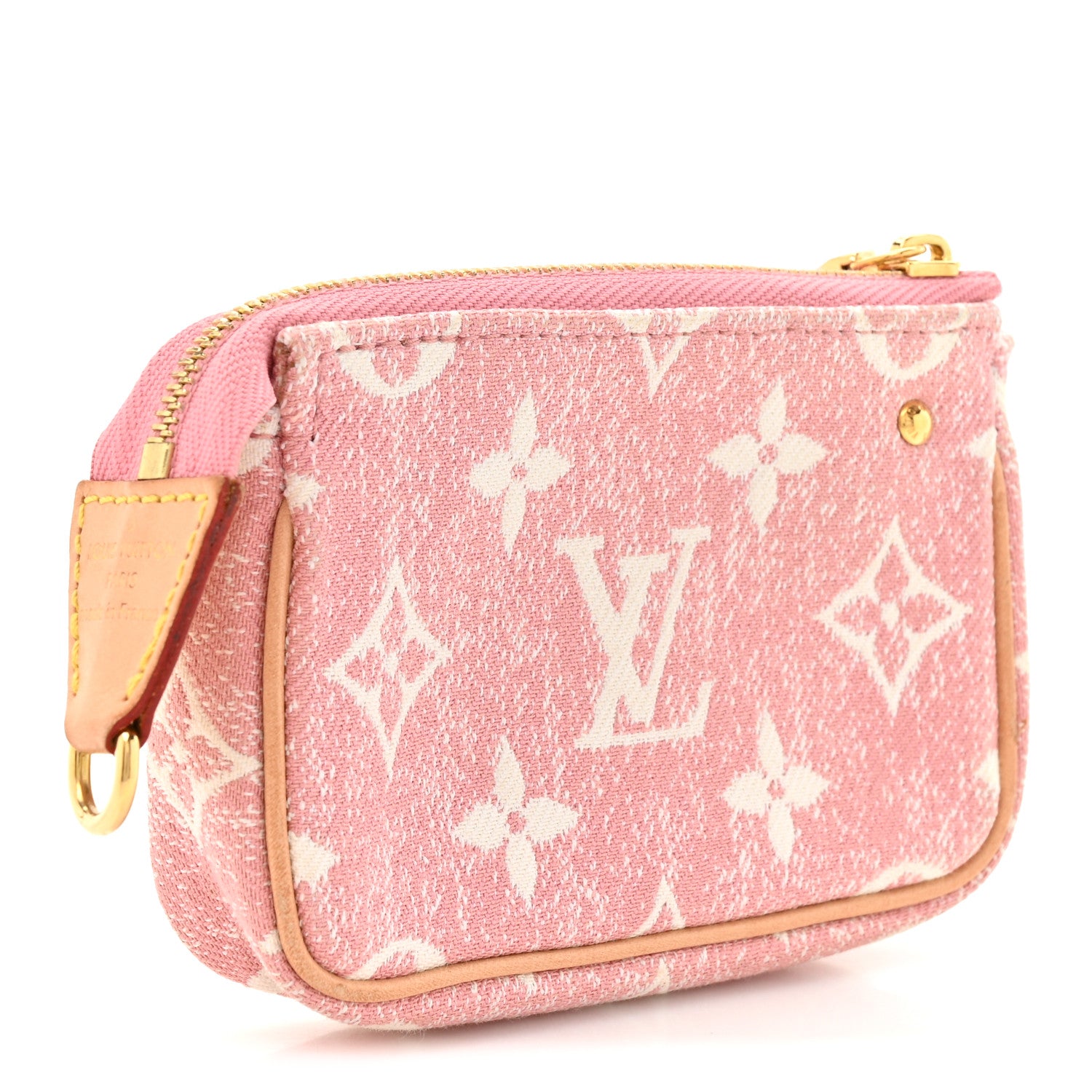 Louis Vuitton Denim Jacquard Monogram Micro Pochette Accessories
