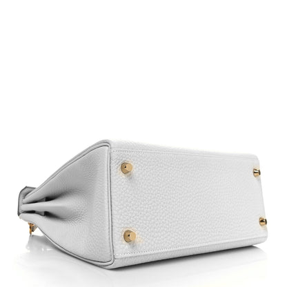 Hermes Togo Kelly Retourne 28 Gris Pale 4 of 13