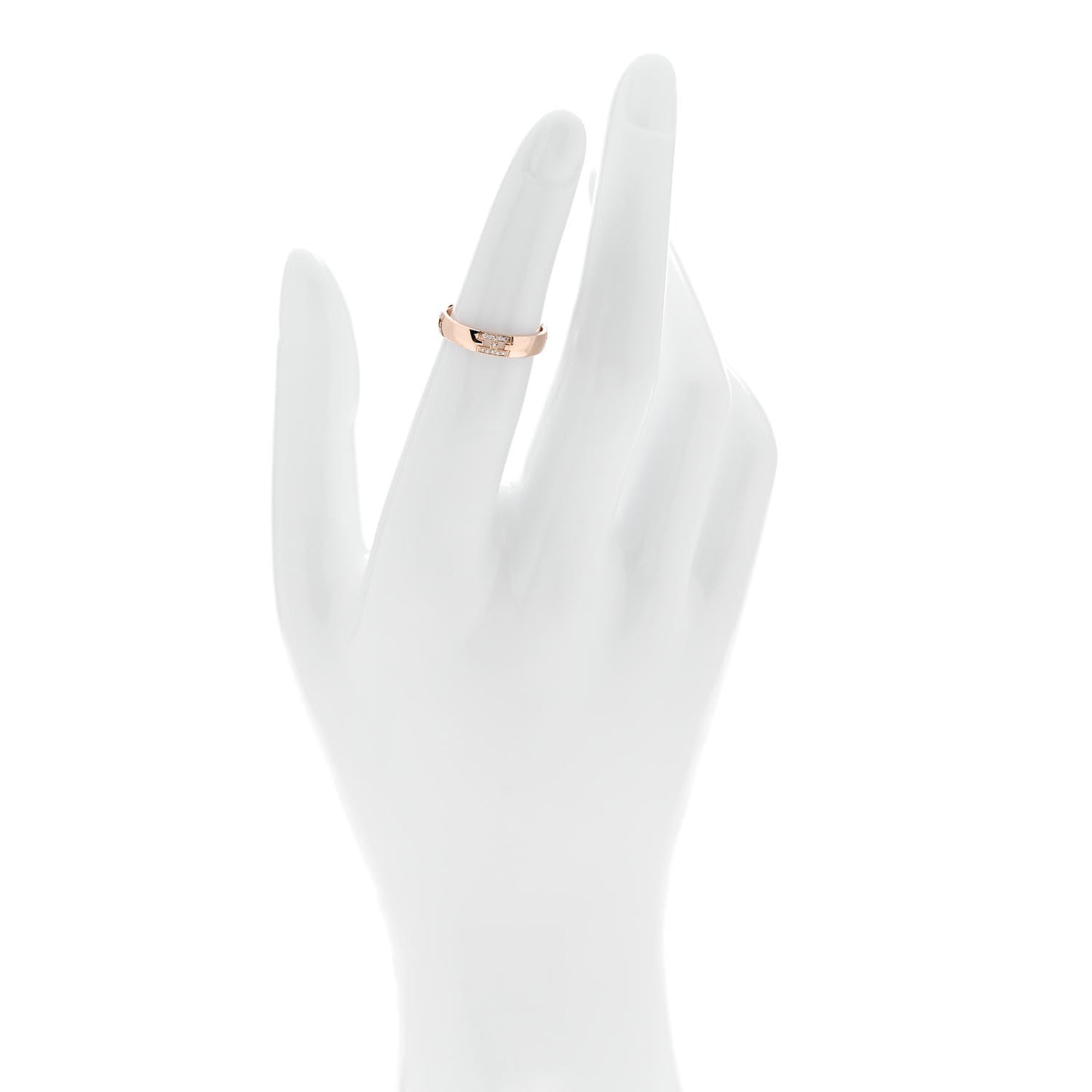 18K Rose Gold Diamond Ever Herakles Wedding Band Ring  48 4.5
