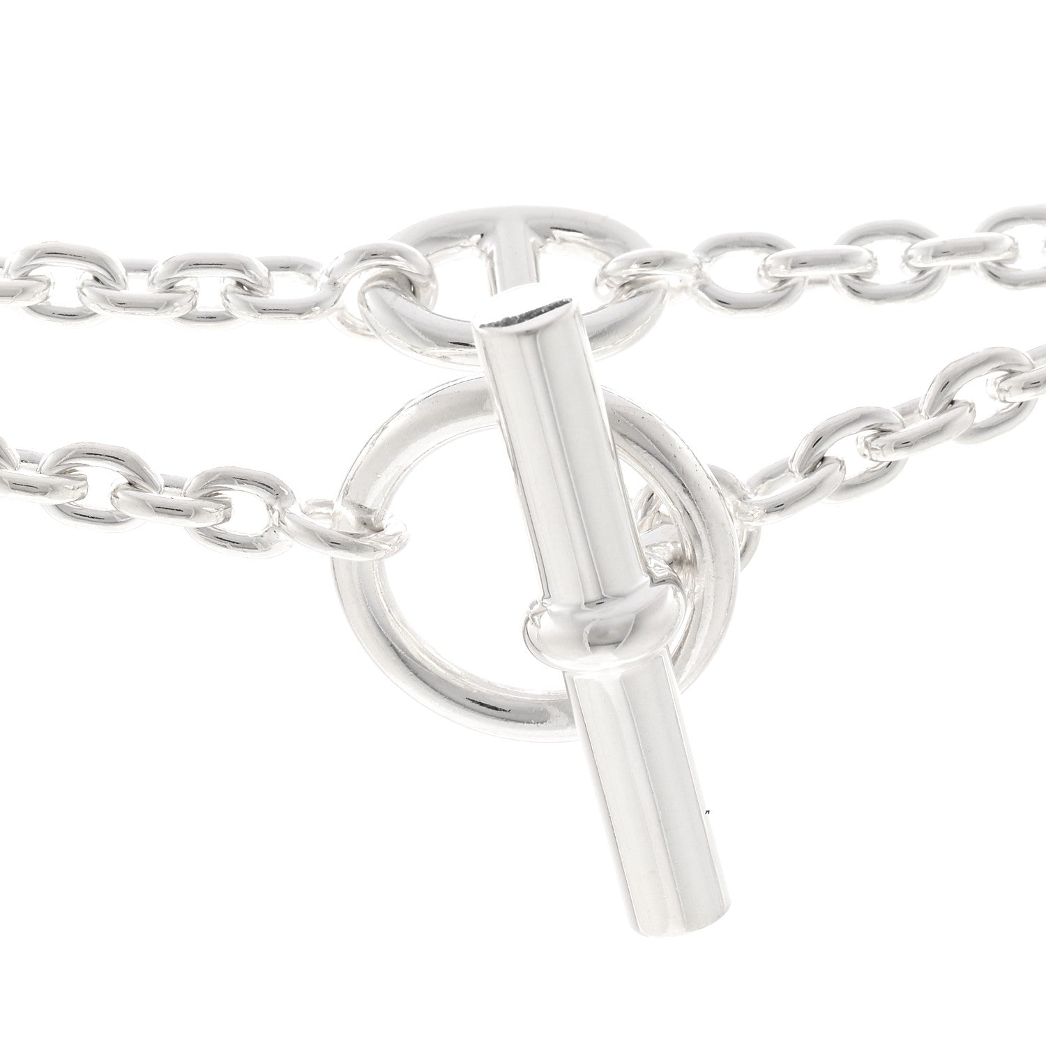 Hermes Sterling Silver Farandole Necklace 120 4 of 5