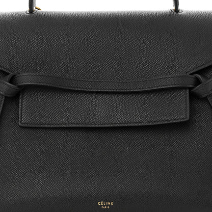 Celine Grained Calfskin Mini Belt Bag Black 9 of 12