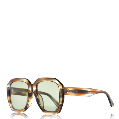 Celine Acetate Square Sunglasses CL40045F Brown 1 of 8