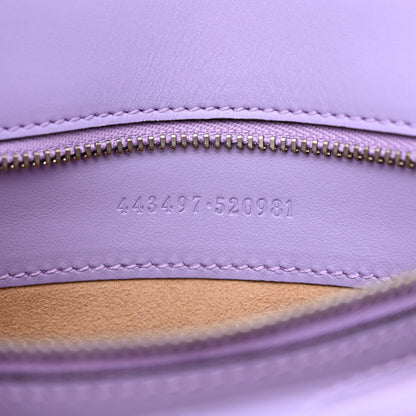 Gucci Calfskin Matelasse Small GG Marmont Shoulder Bag Lapis 7 of 10