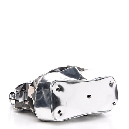 Burberry Nylon Beat Check Lowry Silver 3 of 10