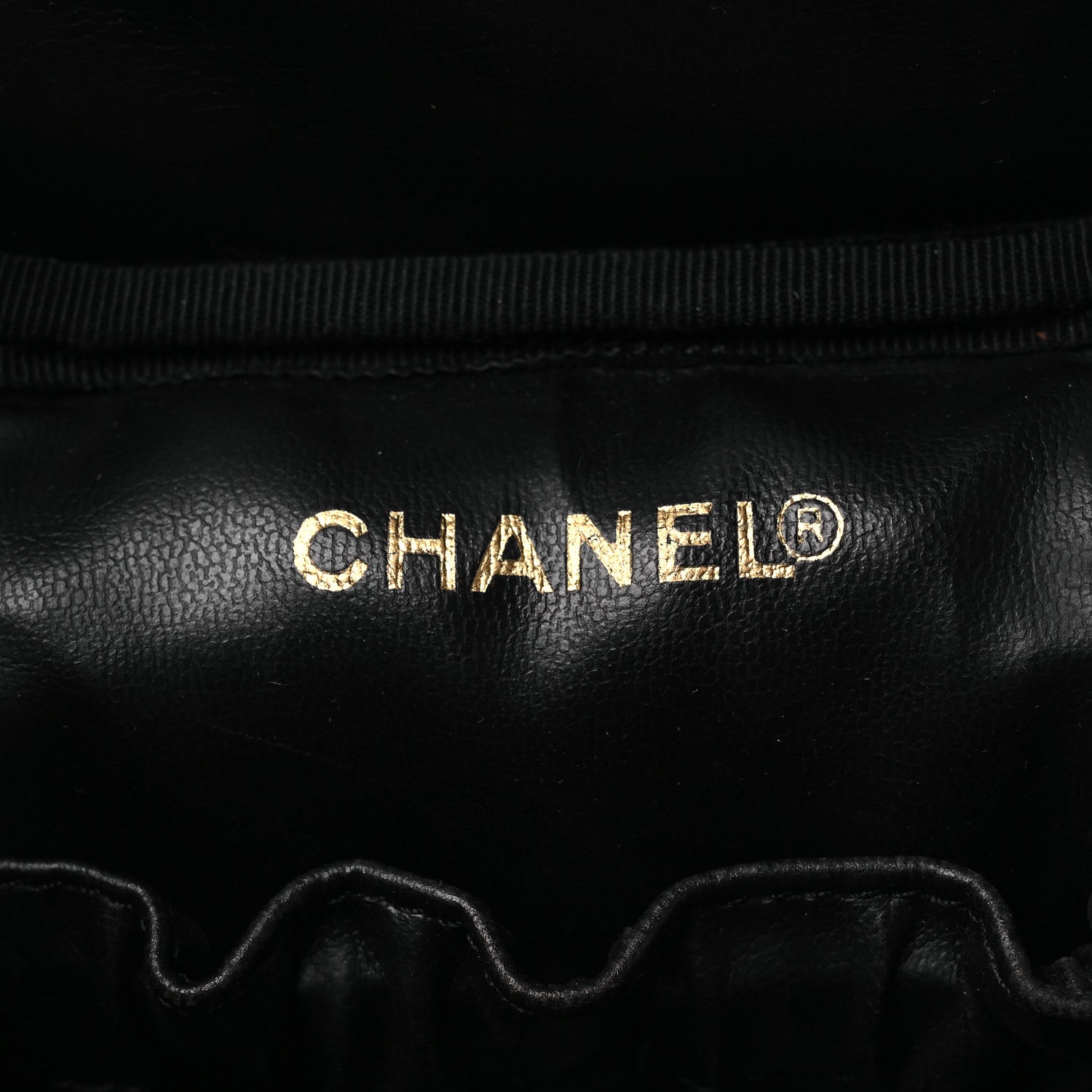 Chanel Caviar Vanity Cosmetic Case Black 6 of 14