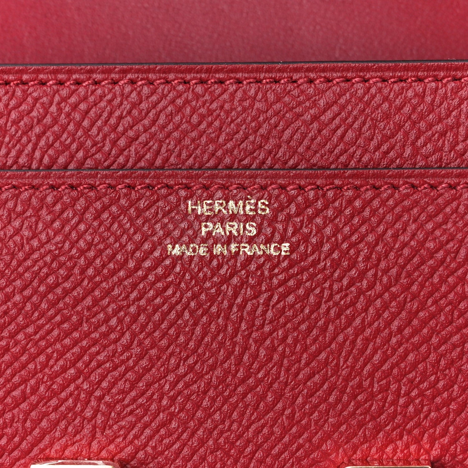 Hermes Epsom Constance Long Wallet Rouge Grenat 6 of 11