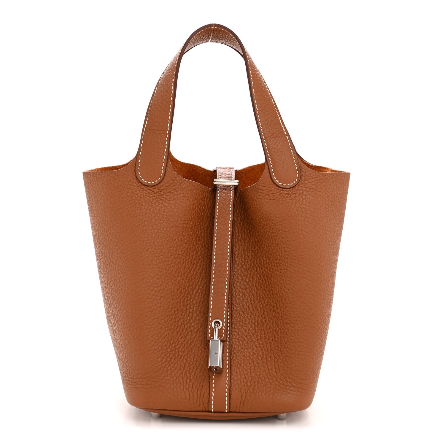 Hermes Taurillon Clemence Picotin Lock 18 PM Gold 1 of 11
