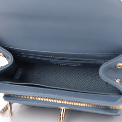 Chanel Caviar Quilted Mini Business Affinity Flap Light Blue 5 of 12