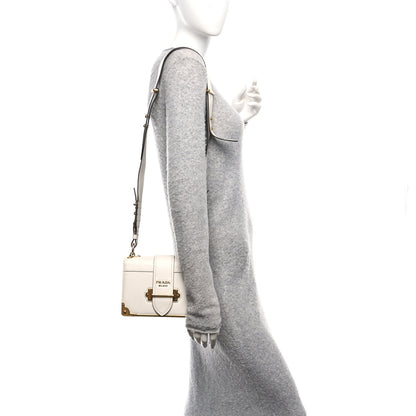 Prada City Calf Cahier Bag White 2 of 9