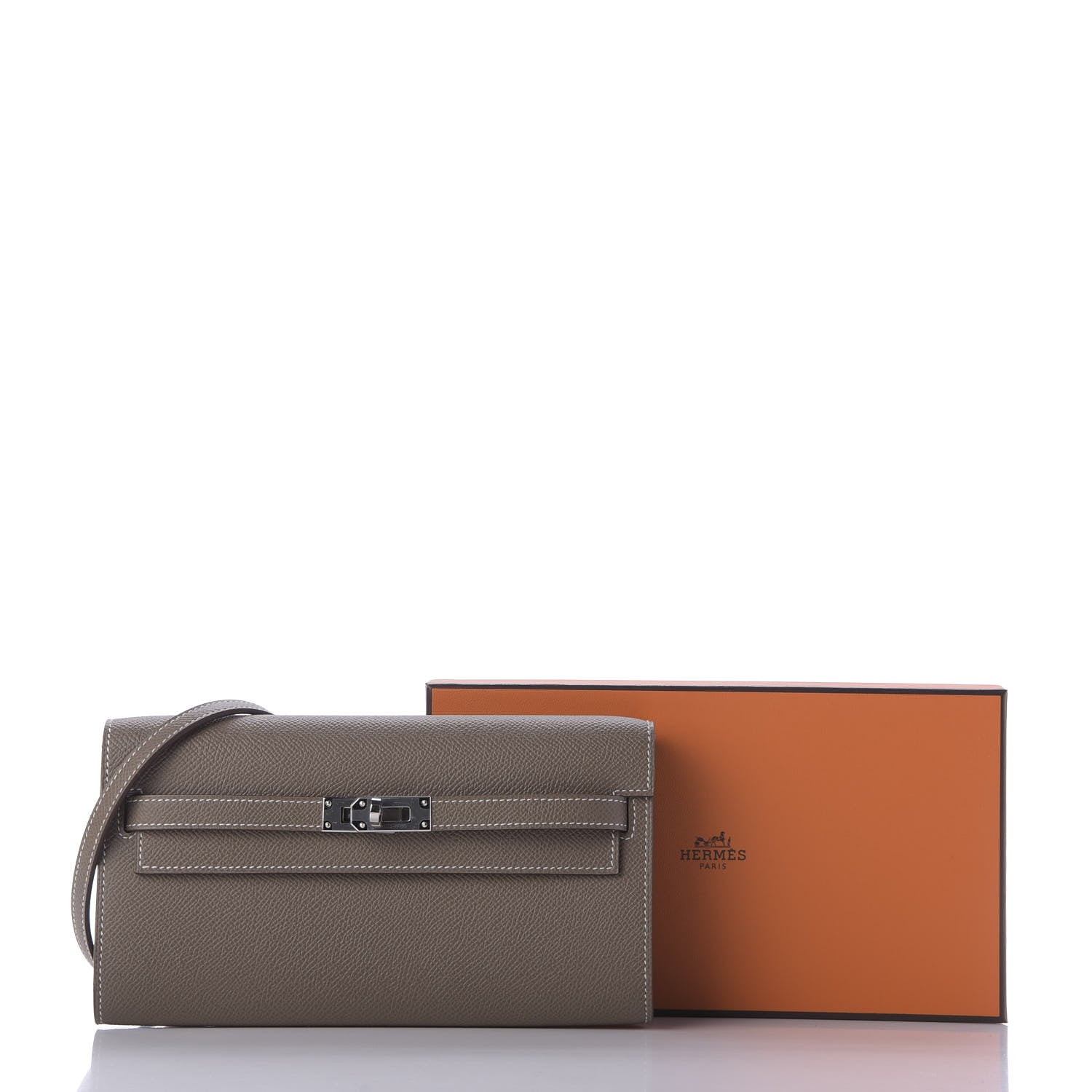 Hermes Epsom Kelly Wallet To Go Etoupe 9 of 9