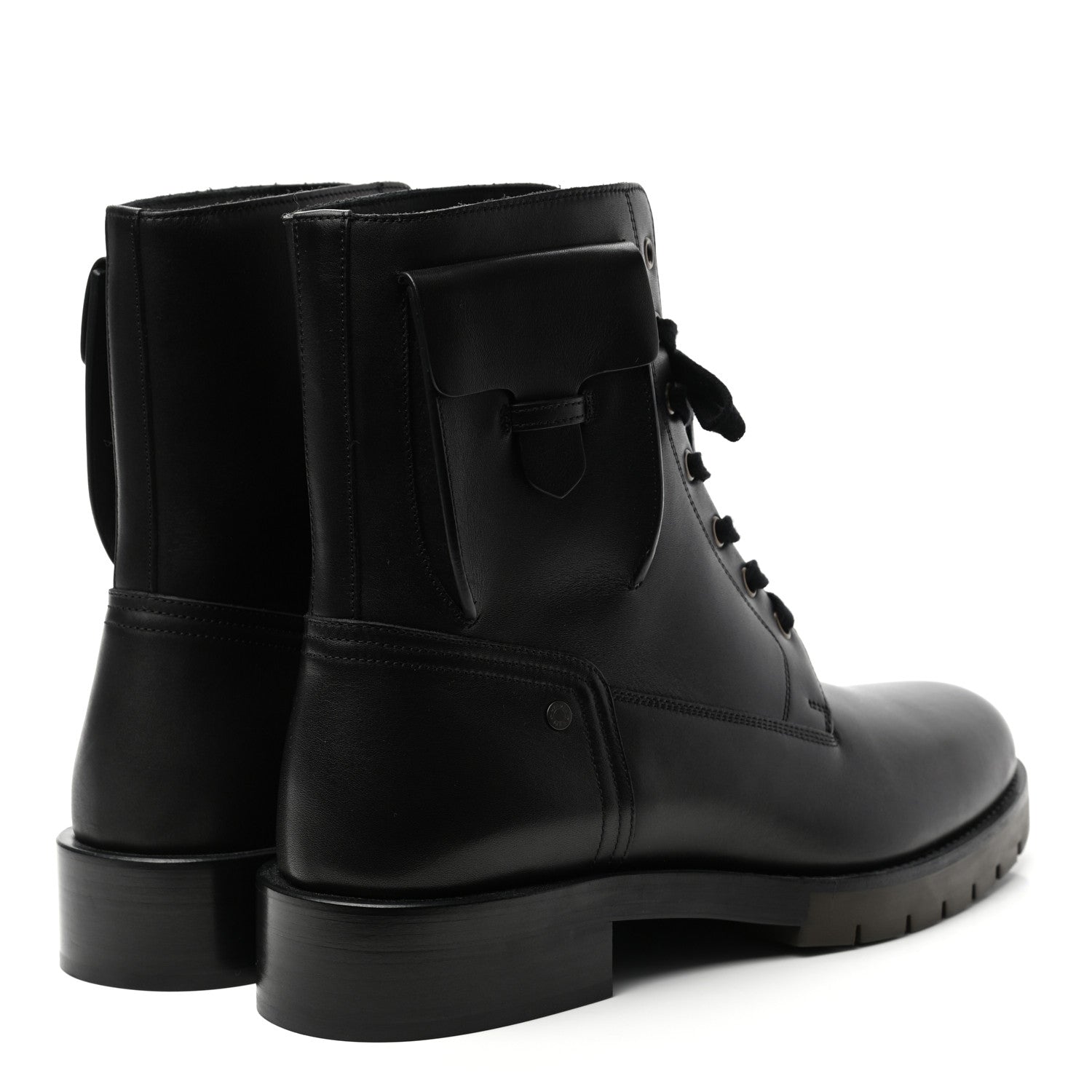 Hermes Calfskin Mens Defense Ankle Boots 43 Black 4 of 8