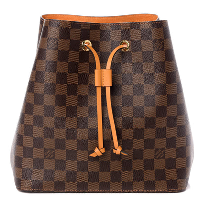Louis Vuitton Damier Ebene Neonoe MM Safran 1 of 9