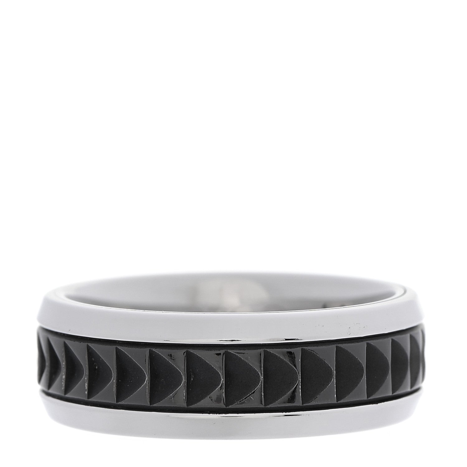 Tiffany Stainless Steel Titanium Paloma Picasso Caliper Band Ring 63 10.5 1 of 4