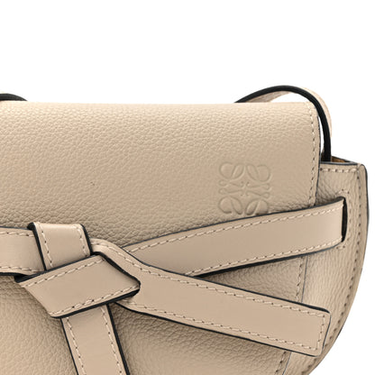 Loewe Grained Calfskin Mini Gate Crossbody Bag Light Oat 8 of 13
