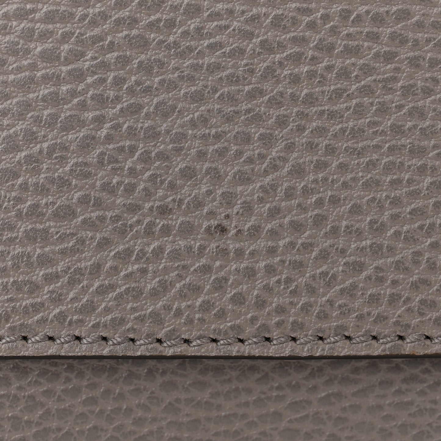 Pebbled Calfskin Small Dionysus Shoulder Bag Dusty Grey