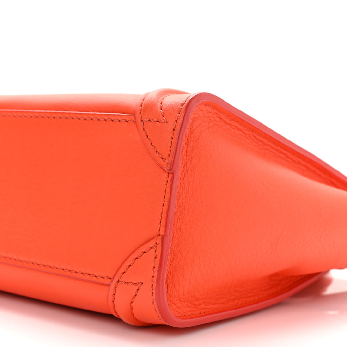 Smooth Calfskin Nano Luggage Fluo Orange