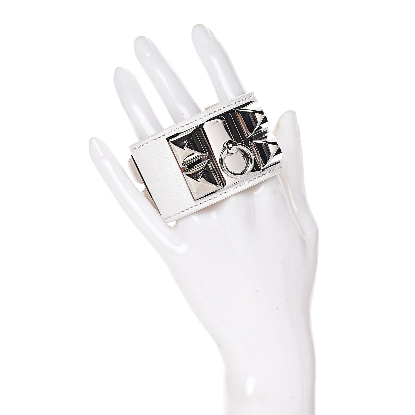 Epsom Collier de Chien CDC Bracelet T2 White