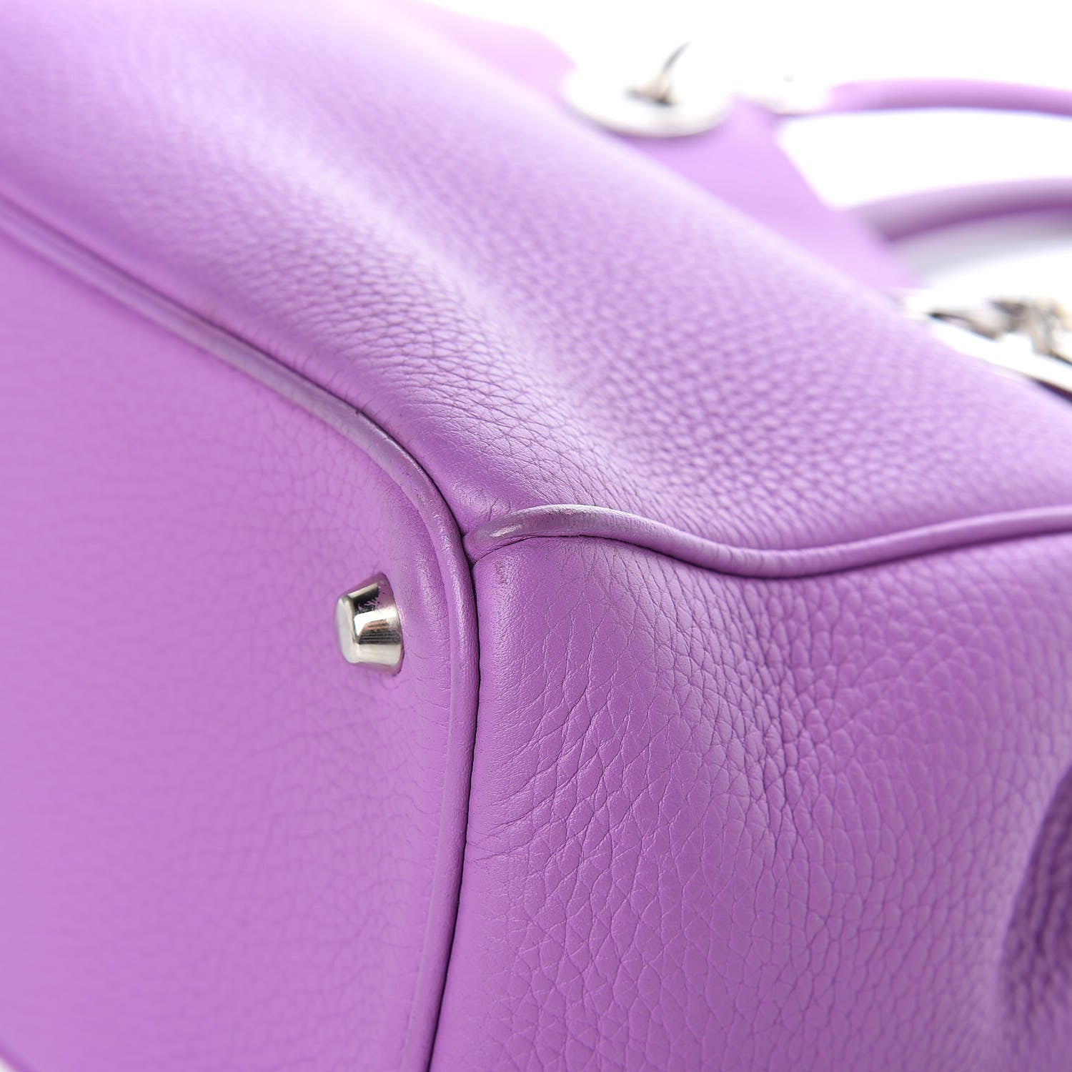 Christian Dior Bullcalf Medium Diorissimo Tote Parme 9 of 11